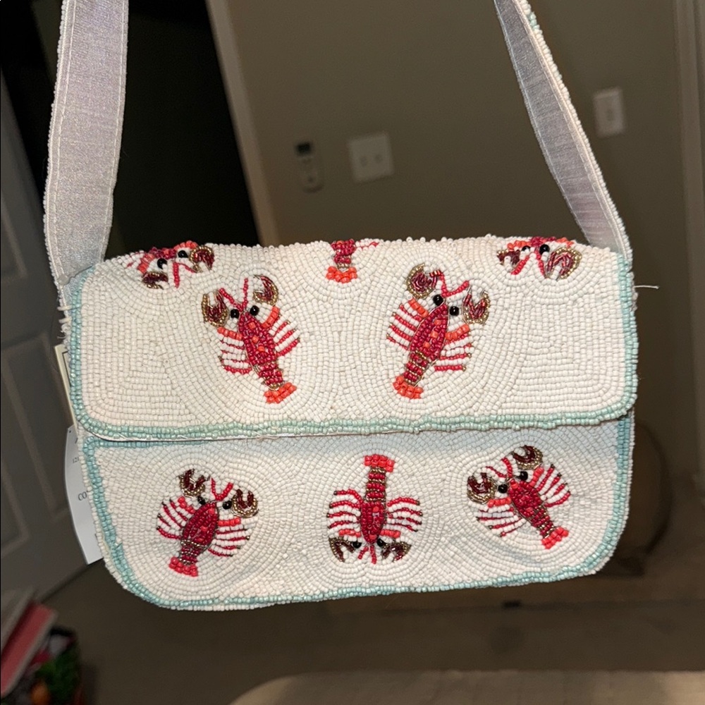 MADE IN INDIA VIRAL BEADED LOBSTER BAG!!! 🦞